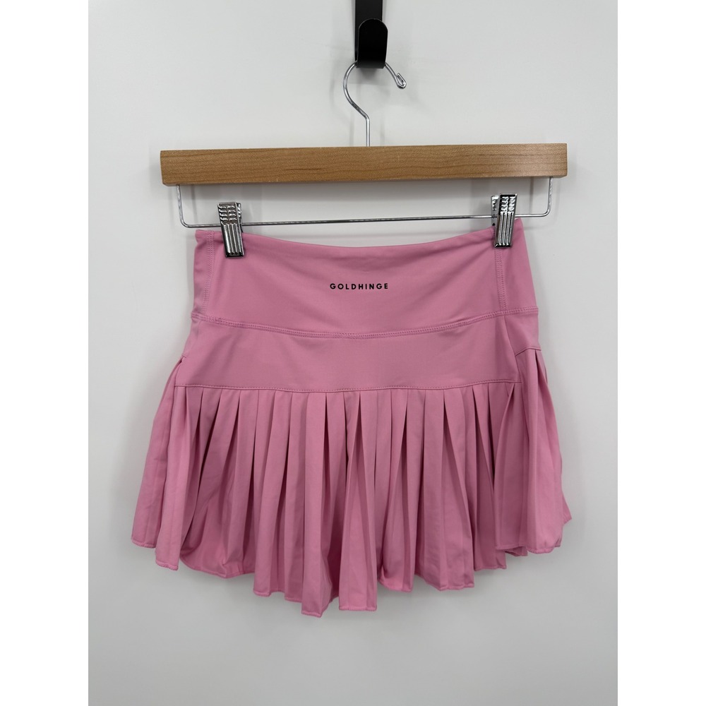Goldhinge Pleated Skort Women Size Small Pink Athletic Tennis Golf Activewear